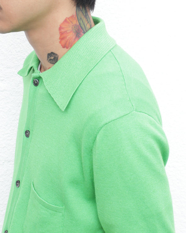 CAMISAS MANOLO / CLASSIC GREEN KNITTED SHIRT - Classic Green (25023002)
