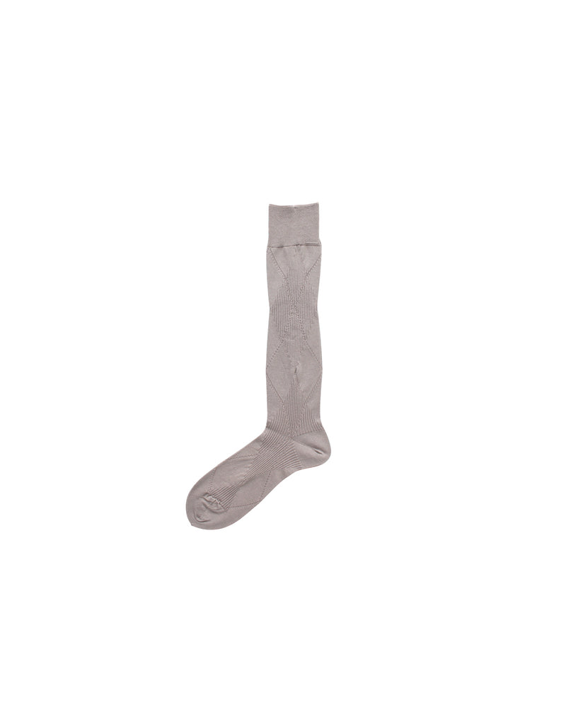 Mukta / Sal / "SMITH" ARGYLE SOCKS - London Fog (NOUTOMI-02)