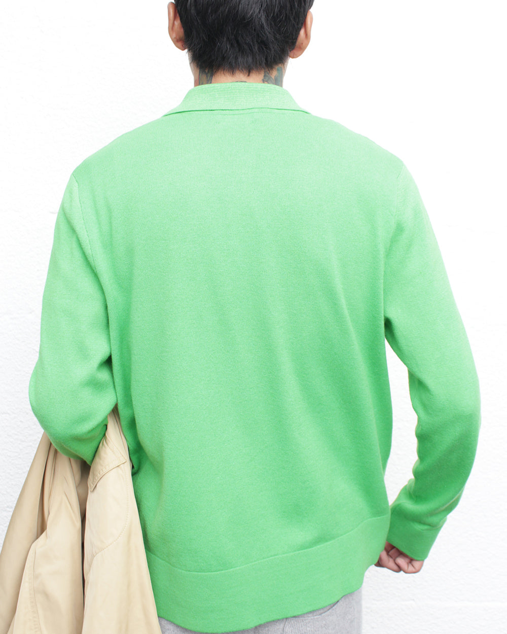 CAMISAS MANOLO カミサスマノロ 通販 CLASSIC GREEN KNITTED SHIRT