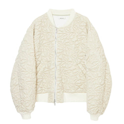 LEAVES QUILTED JACQUARD JACKET (M233-0703) Off