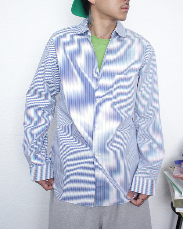 COMME DES GARÇONS SHIRT / ROUND COLLAR SHIRT NARROW CLASSIC - Stripe 1 (FZ-B228-051)