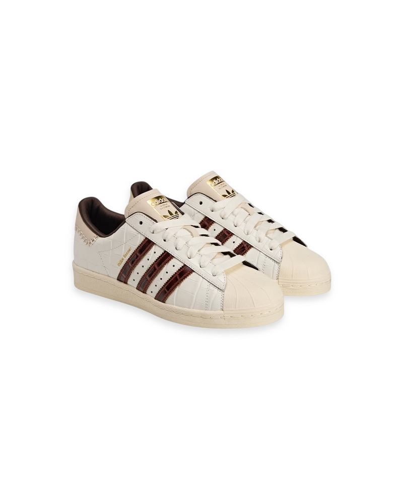 WALES BONNER / WB×ADIDAS ORIGINALS SUPERSTAR - Wonder White/Fox Brown/Wonder White (KH8797)