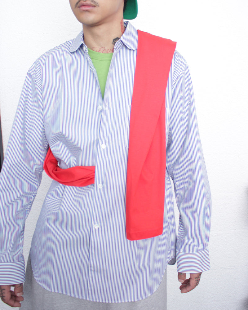 COMME DES GARÇONS SHIRT / ROUND COLLAR SHIRT NARROW CLASSIC - Stripe 1 (FZ-B228-051)