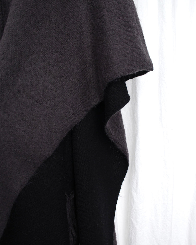 KIKO KOSTADINOV / TARR THROW - Black/Brown (KKAW25KN07-110)