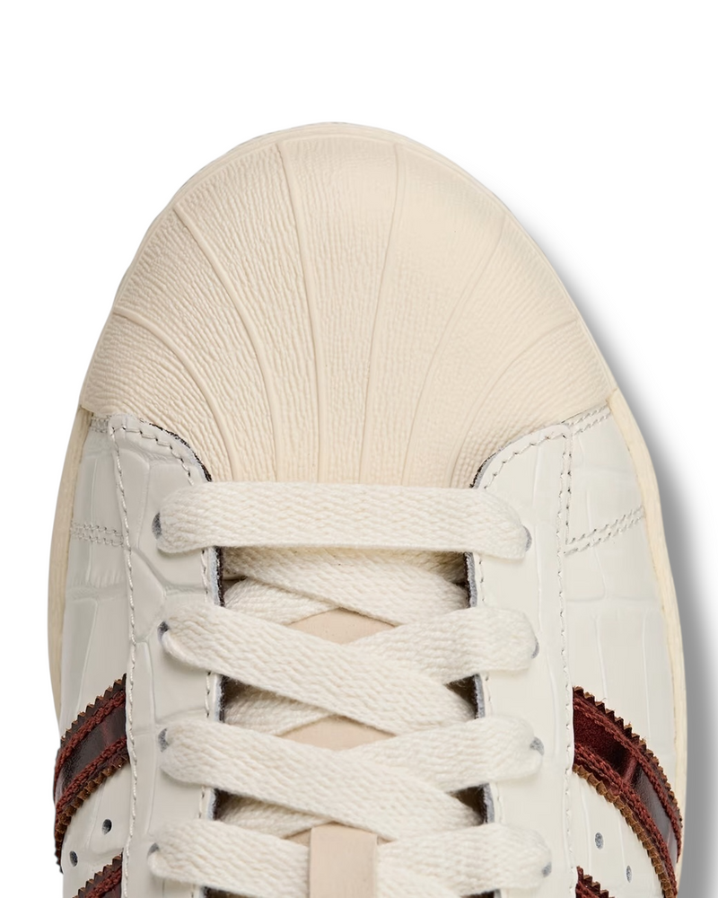 WALES BONNER / WB×ADIDAS ORIGINALS SUPERSTAR - Wonder White/Fox Brown/Wonder White (KH8797)
