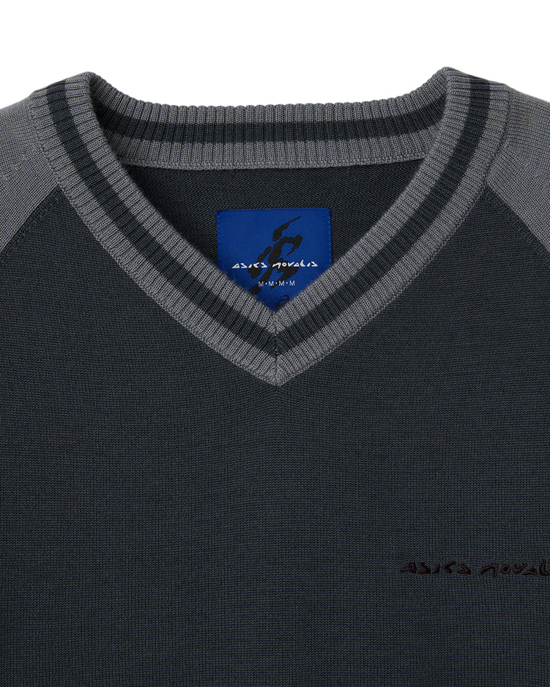 ASICS NOVALIS / LARICOID KNIT JUMPER - Mist / Rust (2203A323.021)