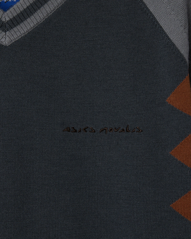 ASICS NOVALIS / LARICOID KNIT JUMPER - Mist / Rust (2203A323.021)