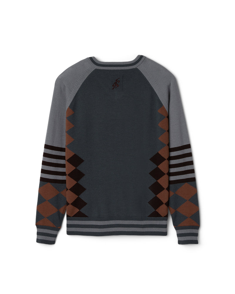 ASICS NOVALIS / LARICOID KNIT JUMPER - Mist / Rust (2203A323.021)