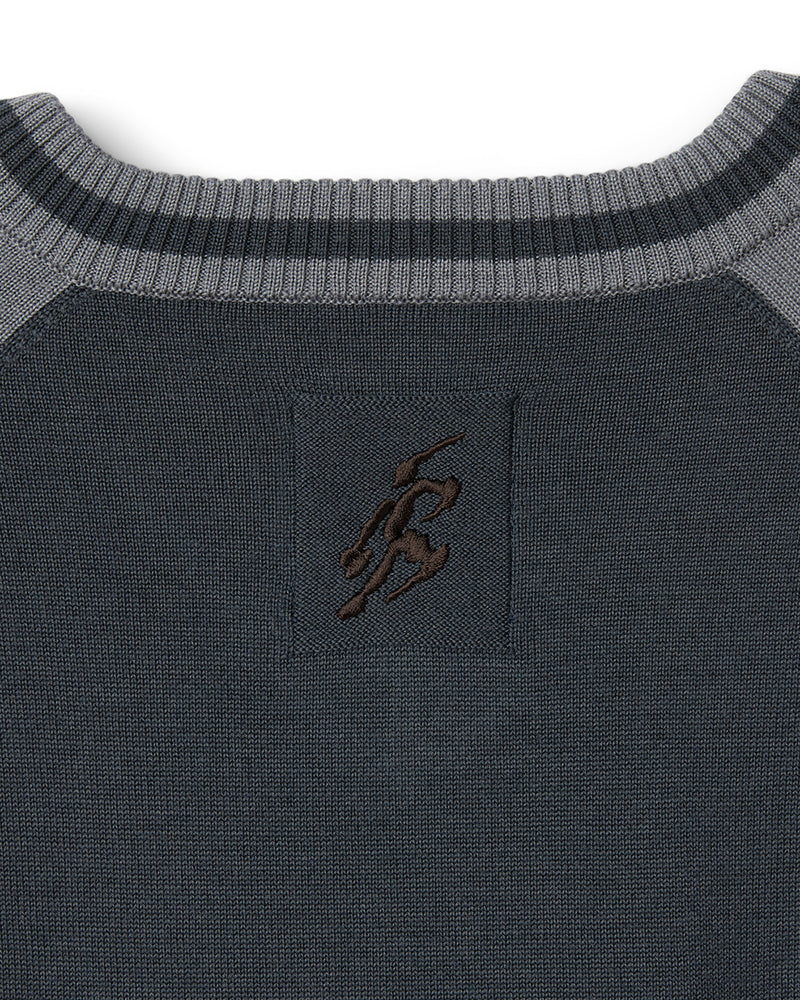 ASICS NOVALIS / LARICOID KNIT JUMPER - Mist / Rust (2203A323.021)