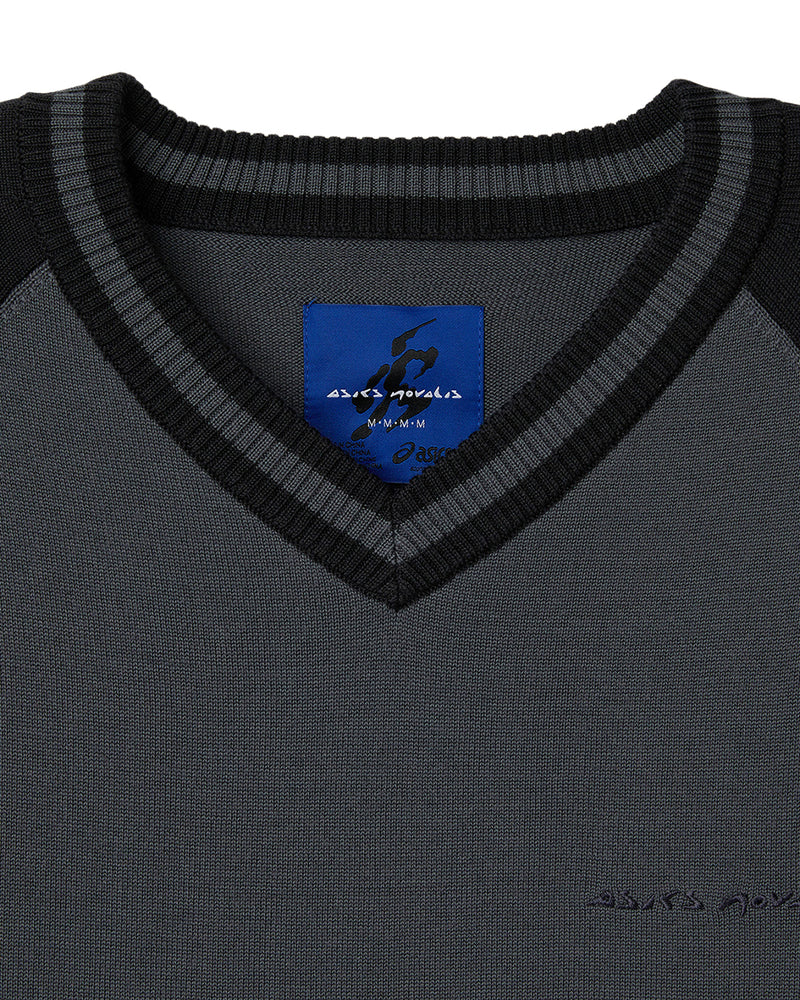 ASICS NOVALIS / LARICOID KNIT JUMPER - Anchor Grey / Sky (2203A323.023)