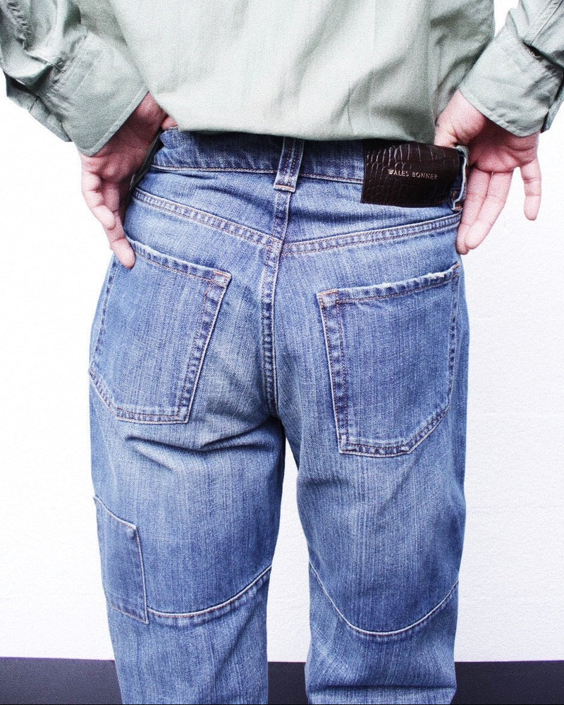 WALES BONNER / CHANCE DENIM (MS26DE01-CO06) Indigo – Mukta / Sal