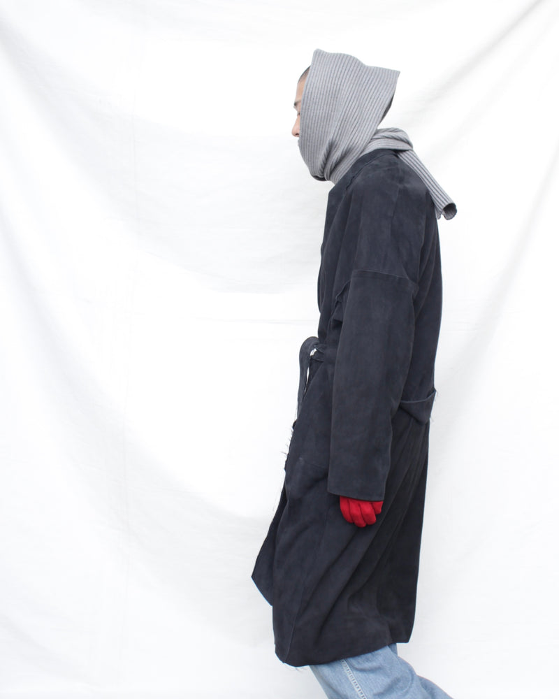 OMAR AFRIDI / ARTICULATED KNITTED SCARF - L.Grey (OA-AW25-ACC-105-04)