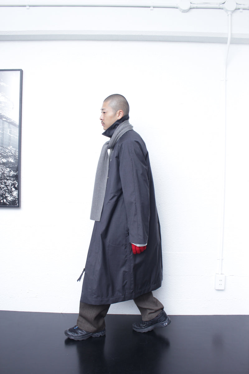 OMAR AFRIDI / ARTICULATED KNITTED SCARF - L.Grey (OA-AW25-ACC-105-04)