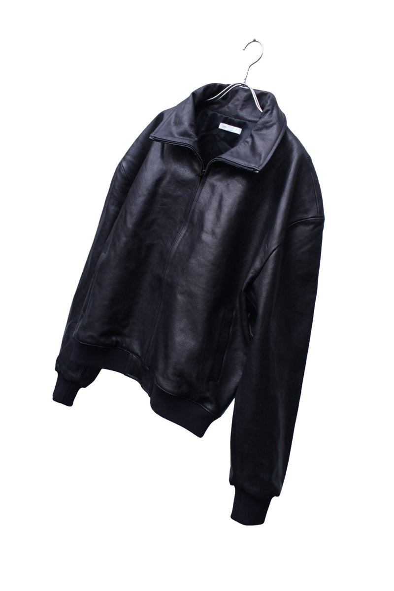 I SHII / CLUBMAN LEATHER FLIGHT JACKET - Black (i SHII-17)