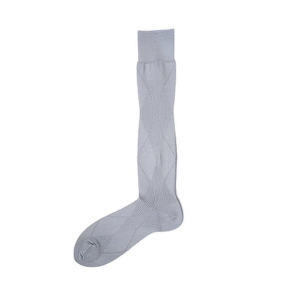 Mukta / Sal / "SMITH" ARGYLE SOCKS - Ash (NOUTOMI-02)