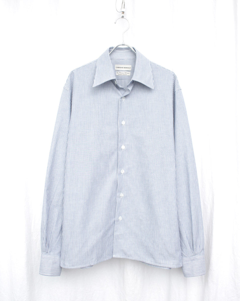 CAMISAS MANOLO / CAMISA SHIRT (260205) Blue/White Stripes – Mukta