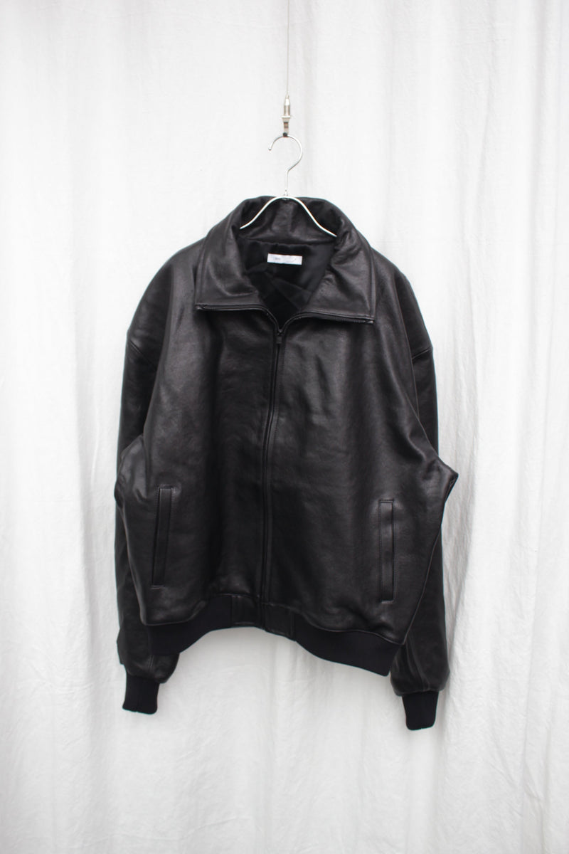 I SHII / CLUBMAN LEATHER FLIGHT JACKET - Black (i SHII-17)