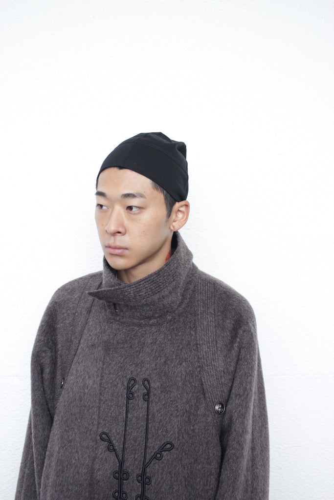 RIER POLAR JERSEY BEENIE ブラック　ビーニー　25AW Rier - Black Polar Jersey Beanie
