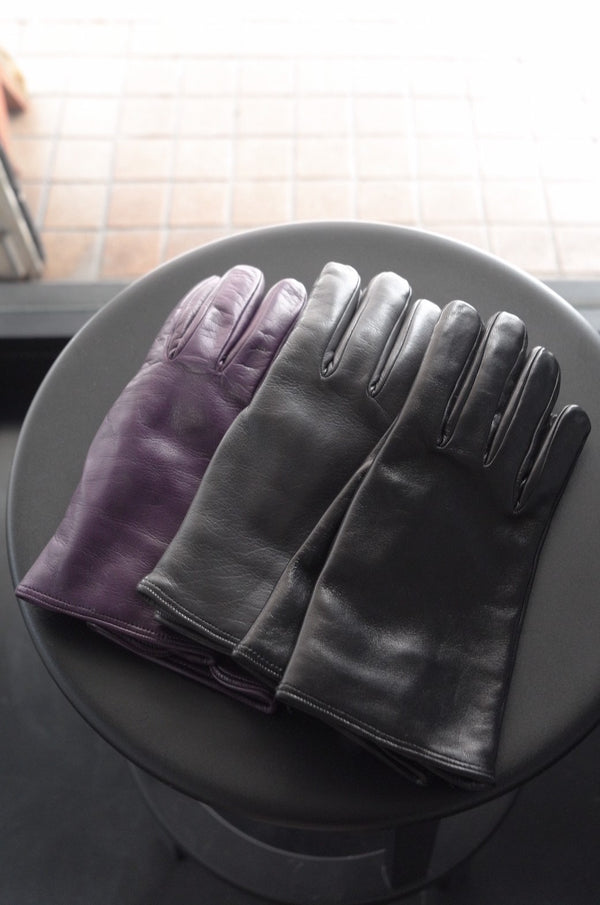 CURVED GLOVES (OA-AW23-ACC-104-01) Black