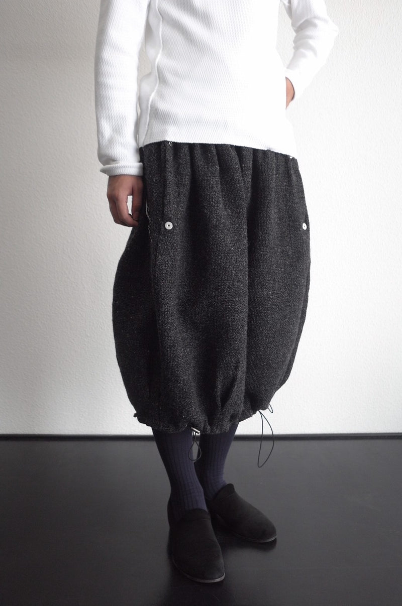 EXCLUSIVE CIRCLE SKIRT (OA-AW23-SKT-101-08) Grey