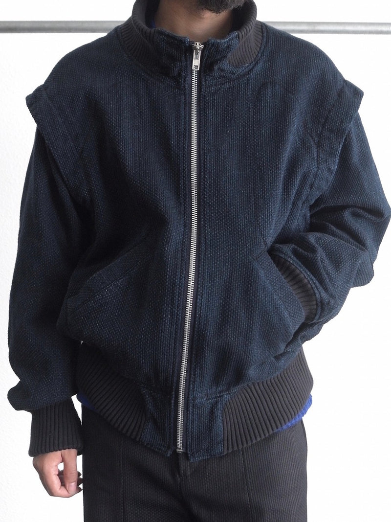 EXCLUSIVE SASHIKO BONVER JACKET (0713-O-036-LTD) Indigo