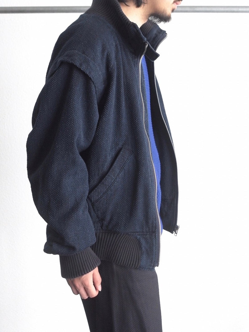 EXCLUSIVE SASHIKO BONVER JACKET (0713-O-036-LTD) Indigo