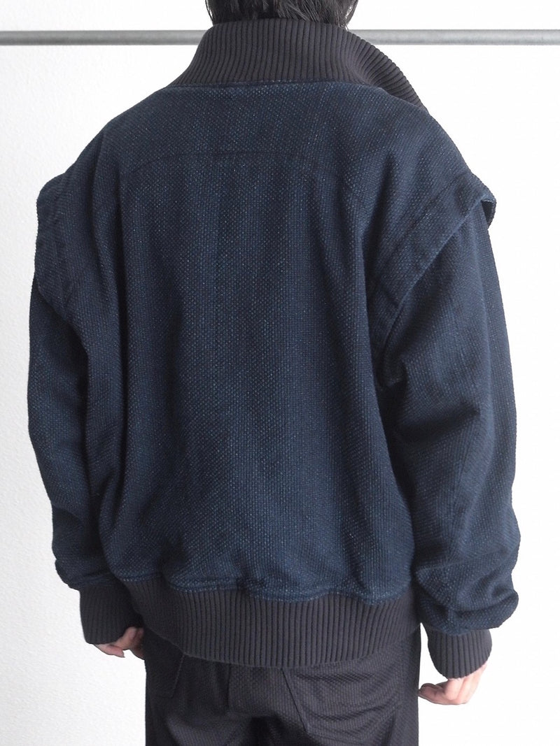 EXCLUSIVE SASHIKO BONVER JACKET (0713-O-036-LTD) Indigo