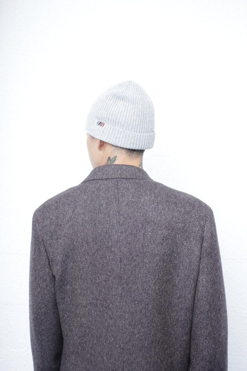 WALES BONNER / MAYFAIR COAT - Grey Melange (MA25CO09-WO02-903)