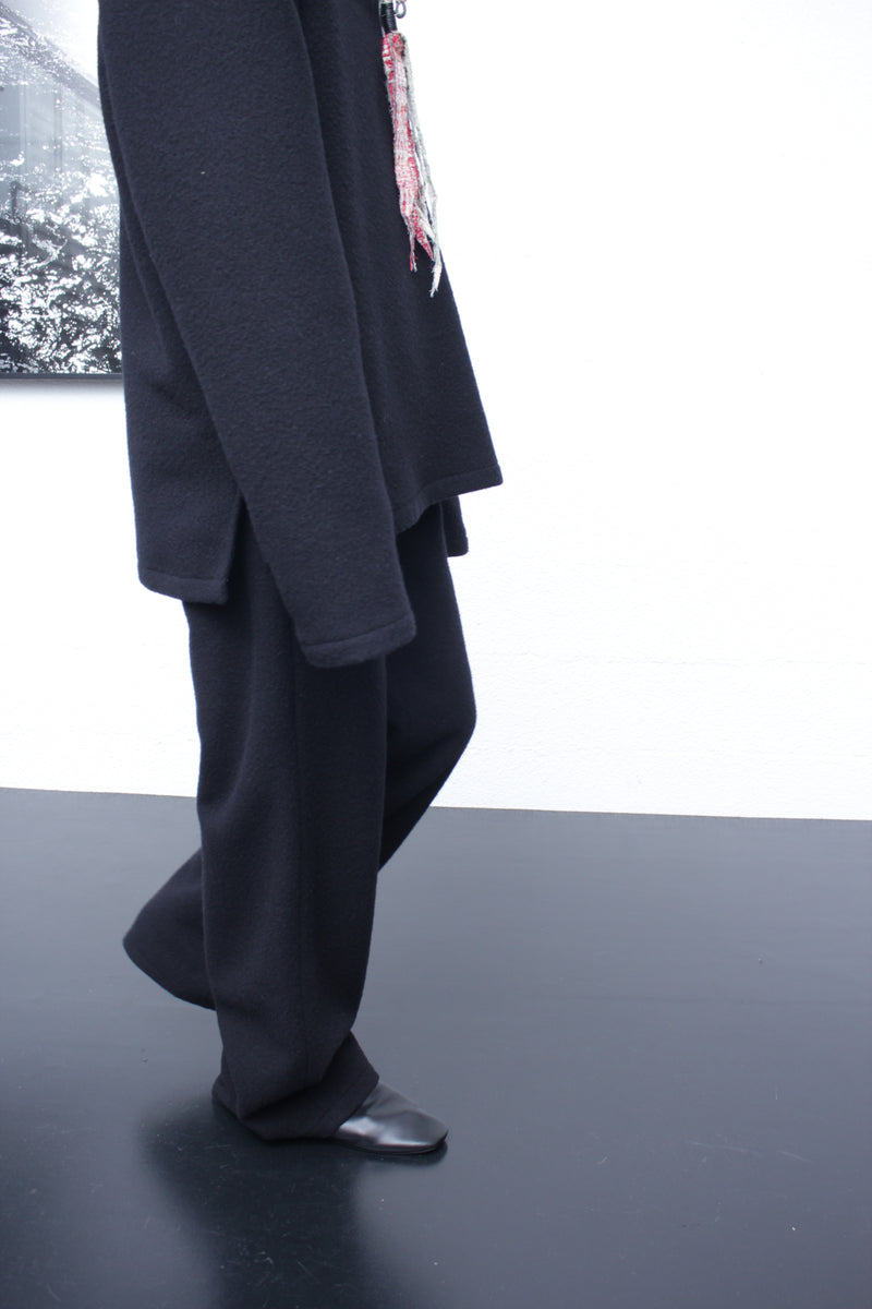 RIER / FLEECE POLO - Black (NFL15 X02)