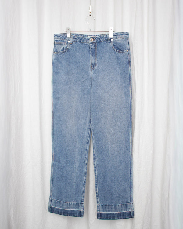 SATURN DENIM TROUSERS (WA24DE08-CO20-500) Light Blue