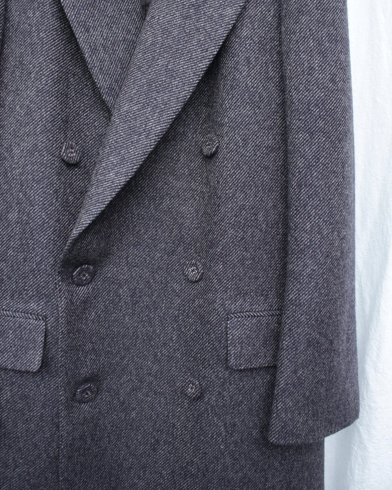 WALES BONNER / MAYFAIR COAT - Grey Melange (MA25CO09-WO02-903)