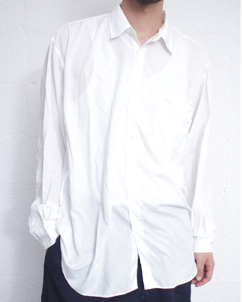 COMME DES GARÇONS SHIRT / POLYESTER POPLIN GARMENT TREATED SHIRT