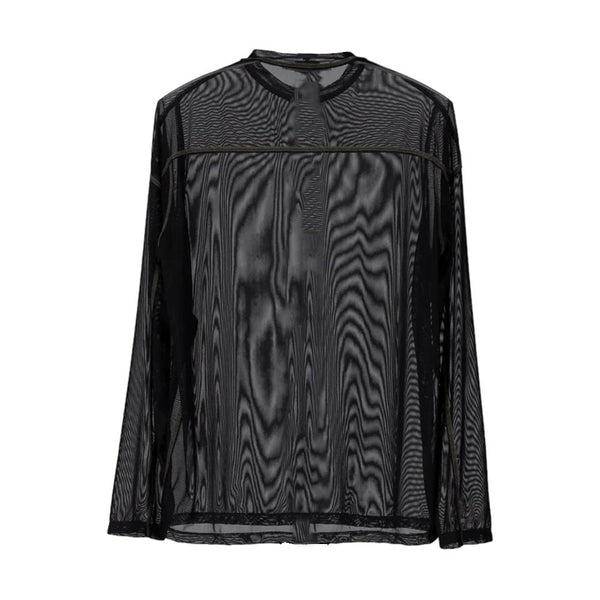 BOXED PULLOVER MESH (SS24ML01-1) Black