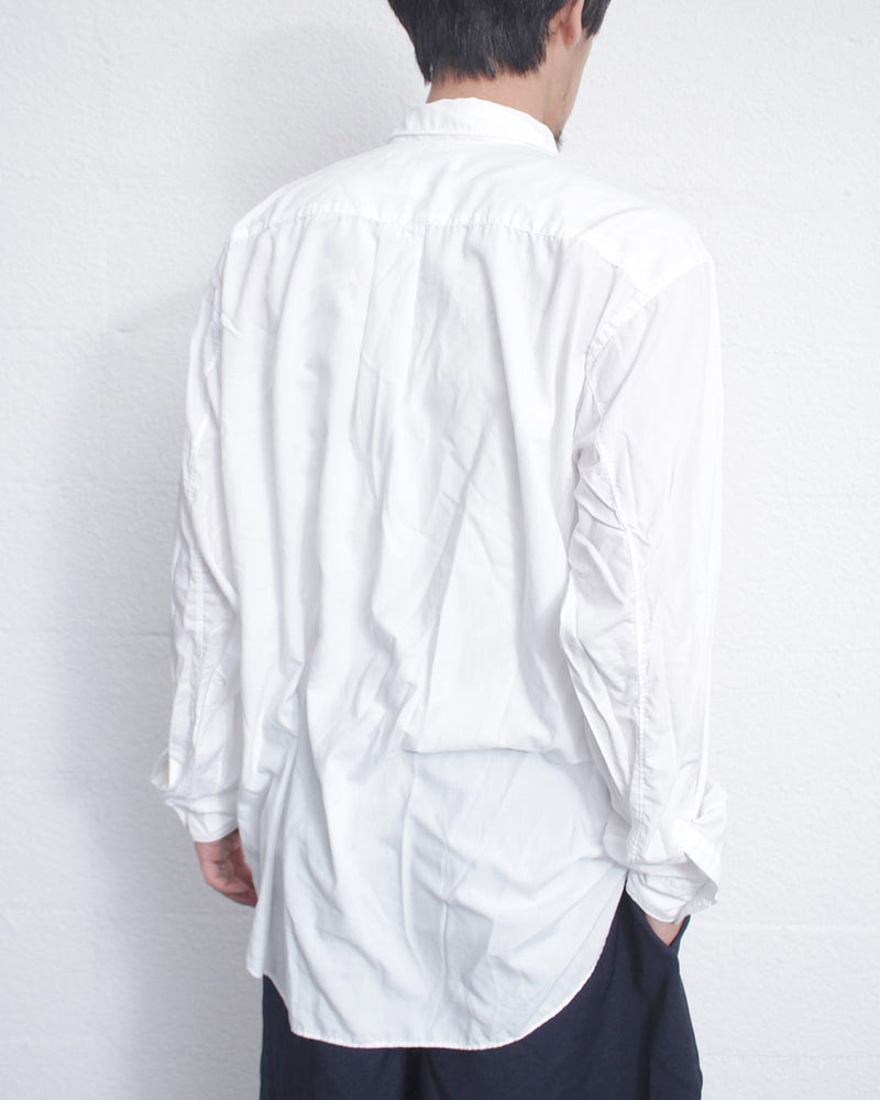 COMME DES GARÇONS SHIRT / POLYESTER POPLIN GARMENT TREATED SHIRT