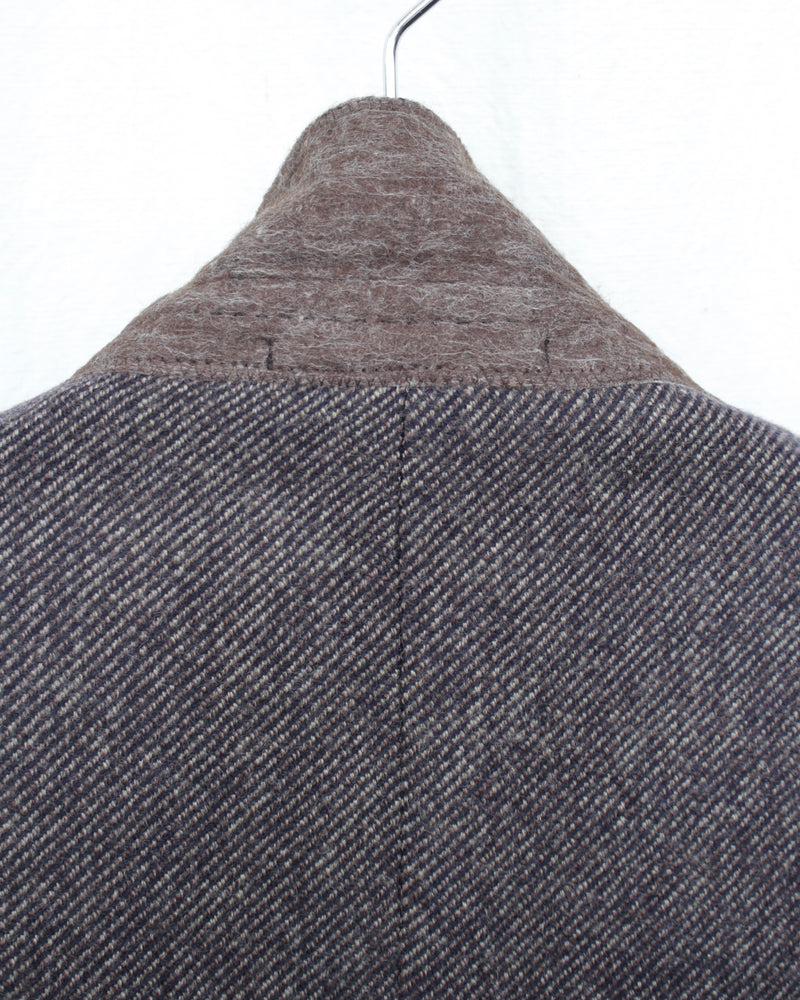 WALES BONNER / MAYFAIR COAT - Grey Melange (MA25CO09-WO02-903)