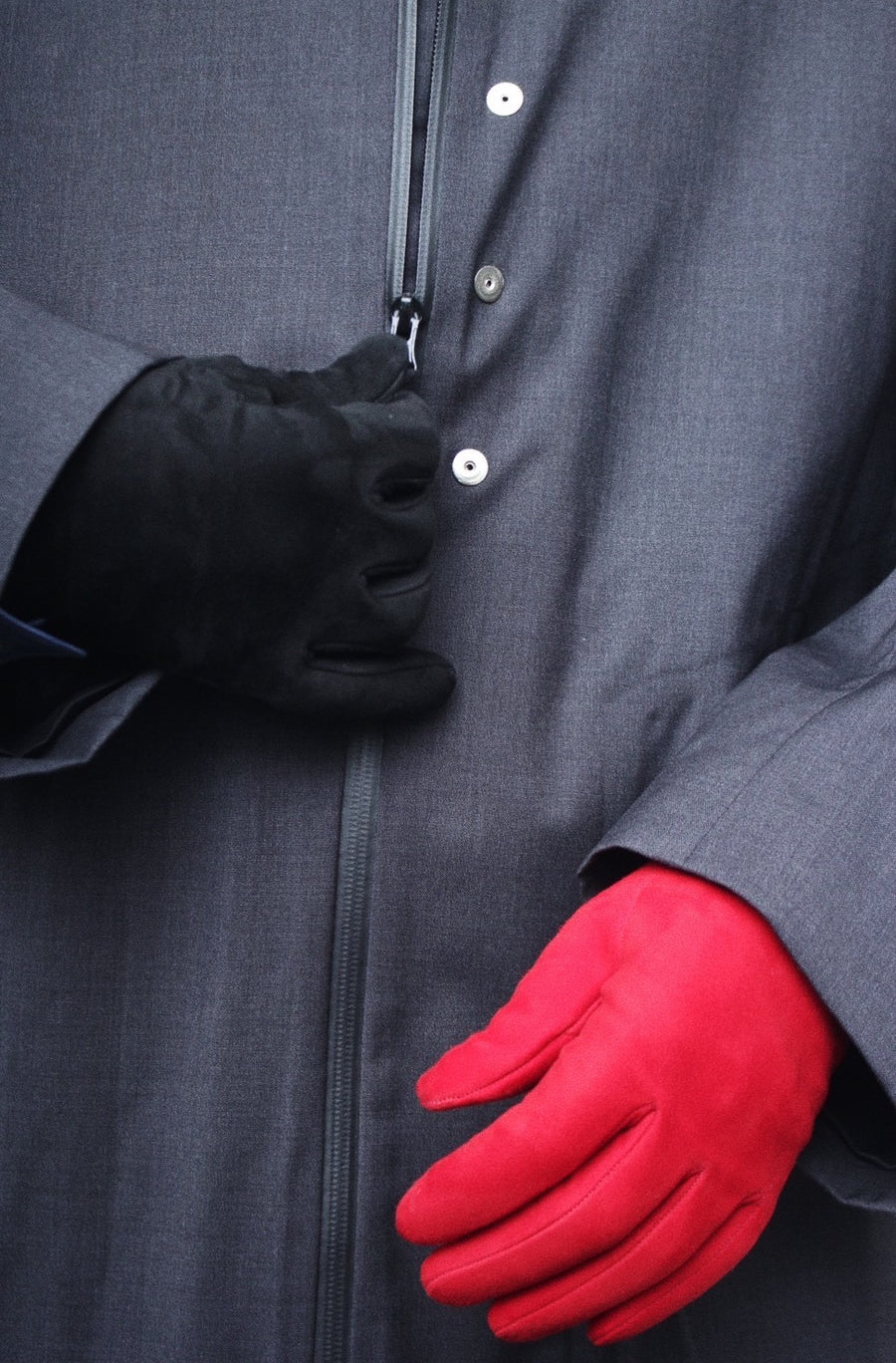 小物 24AW OMAR AFRIDI CURVED GLOVES STEE Omar Afridi【オマール