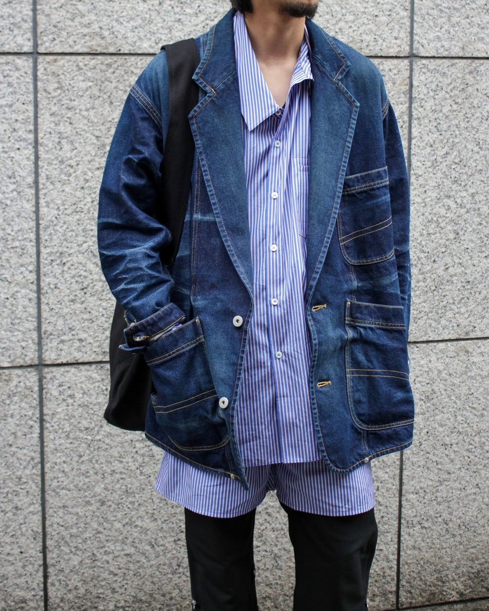 sulvam サルバム オーバーデニムコート (MT-Y01-090) One Wash sulvam サルバム オーバーデニムコート (MT-Y01-090) One Wash