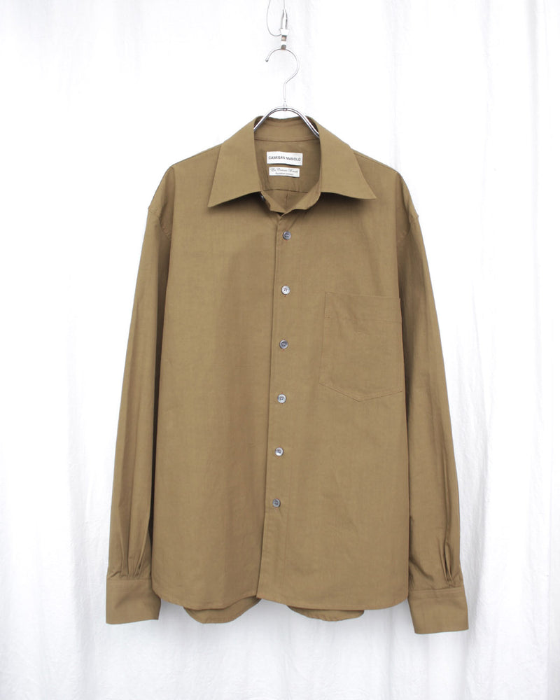 CAMISAS MANOLO / SOBRECAMISA SHIRT (260201) Olive – Mukta / Sal