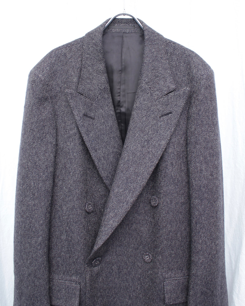 WALES BONNER / MAYFAIR COAT - Grey Melange (MA25CO09-WO02-903)