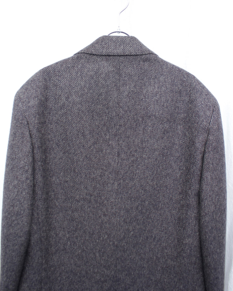WALES BONNER / MAYFAIR COAT - Grey Melange (MA25CO09-WO02-903)
