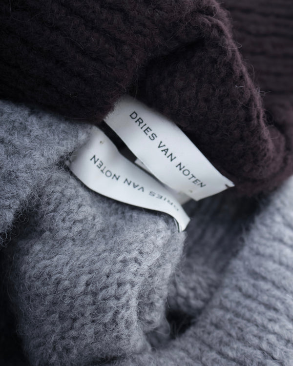 DRIES VAN NOTEN / MOSS 2709 M.K.BEANIE - Mid Grey (252-021231-2709)