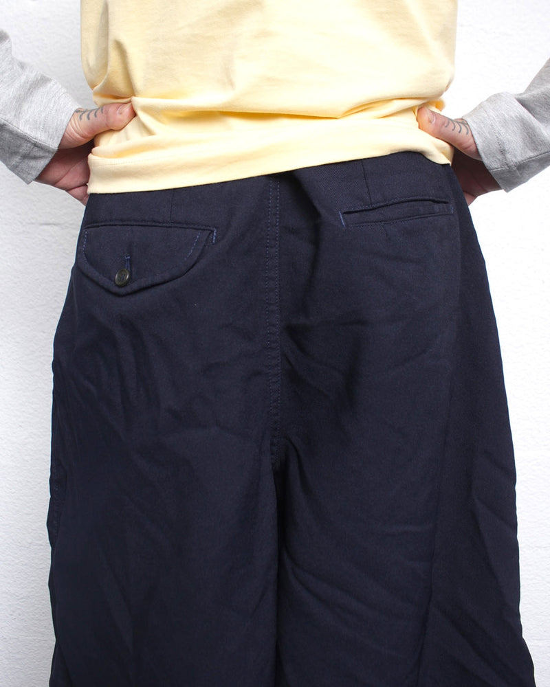 COMME DES GARÇONS SHIRT / POLYESTER POPLIN GARMENT TREATED SHORTS