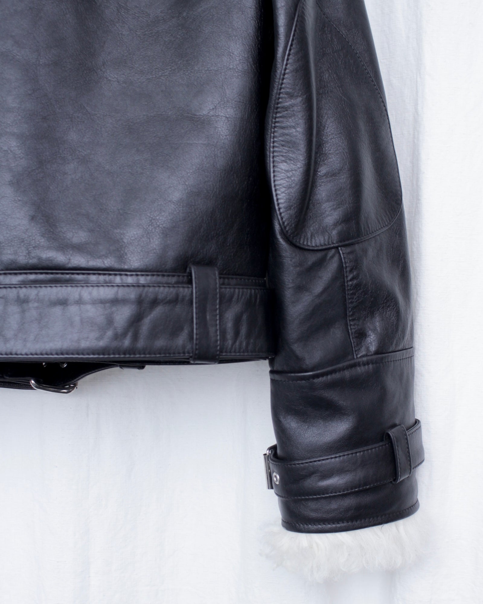 WALES BONNER ウェールズボナー 通販 BRIDGE LEATHER JACKET (UA25LE01
