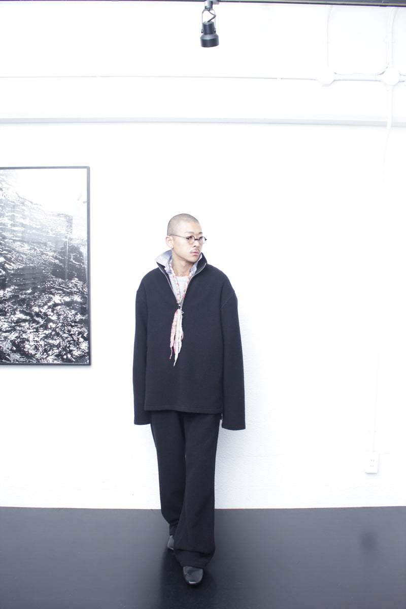 RIER / FLEECE POLO - Black (NFL15 X02)