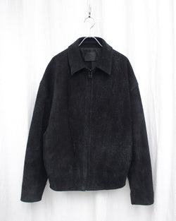 OMAR AFRIDI / BUD BLOUSON (OA-AW26-LTH-103-01) Black – Mukta / Sal