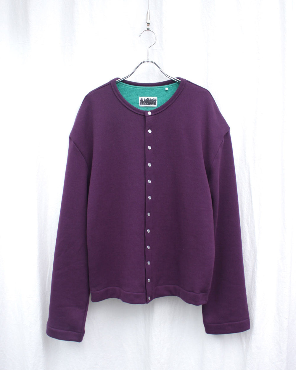 CLASS / FRENCH TERRY LAYERED CARDIGAN (CCGA11UNI) Purxgrn – Mukta