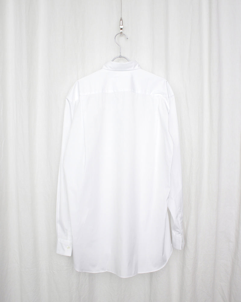 COMME DES GARÇONS SHIRT / ROUND COLLAR SHIRT NARROW CLASSIC - White (FZ-B223-051)