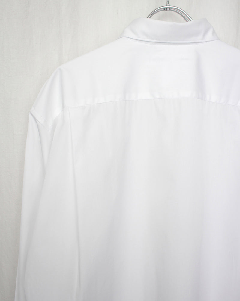 COMME DES GARÇONS SHIRT / ROUND COLLAR SHIRT NARROW CLASSIC - White (FZ-B223-051)