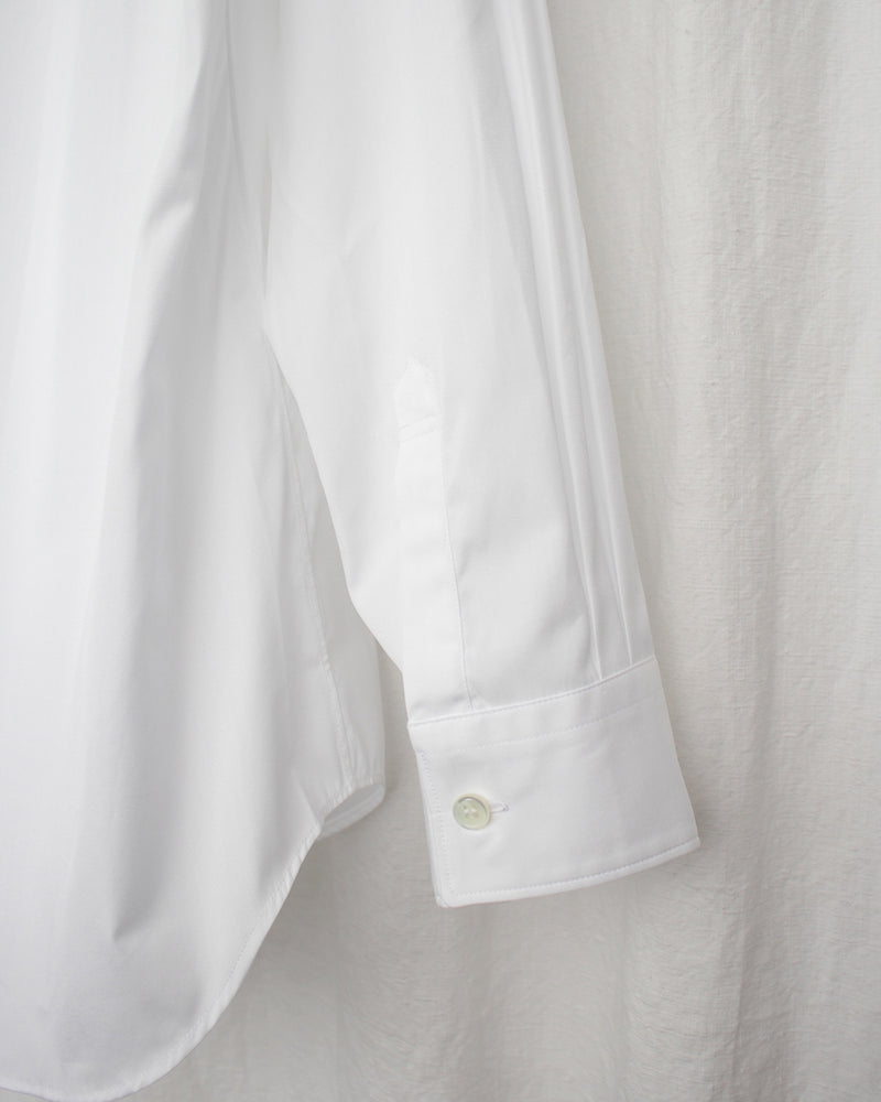 COMME DES GARÇONS SHIRT / ROUND COLLAR SHIRT NARROW CLASSIC - White (FZ-B223-051)