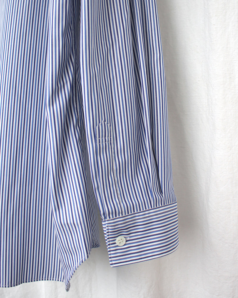 COMME DES GARÇONS SHIRT / ROUND COLLAR SHIRT NARROW CLASSIC - Stripe 1 (FZ-B228-051)